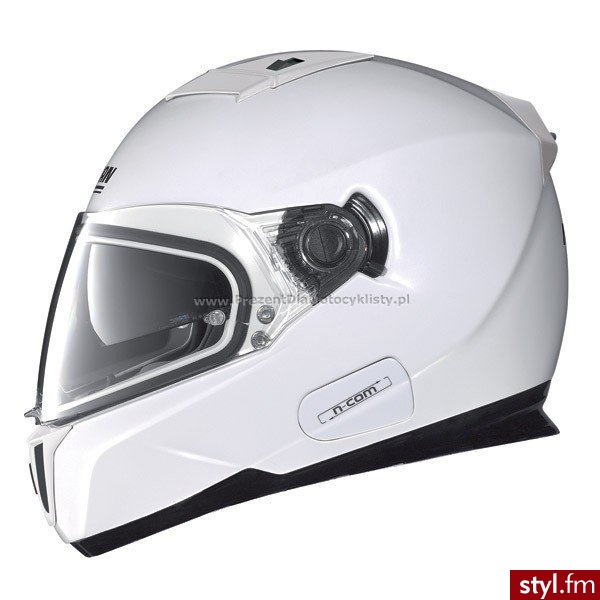 Nolan N86 Classic N-COM biały metalik - Pozostałe Buty Moda
