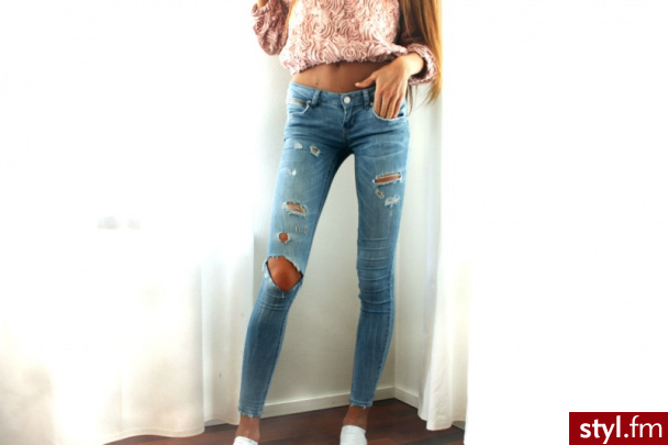 Jeansy Spodnie Moda