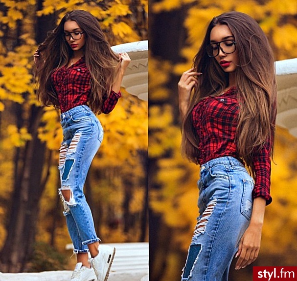 Jeansy Spodnie Moda