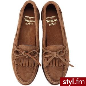 SUEDE TASSEL LOAFER - Polyvore. Pobrano ze strony: http://www.polyvore.com/suede_tassel_loafer/thing?id=29467248 - Pozostałe Buty Moda