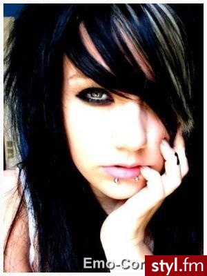 EMO Alternatywne Średnie Fryzury