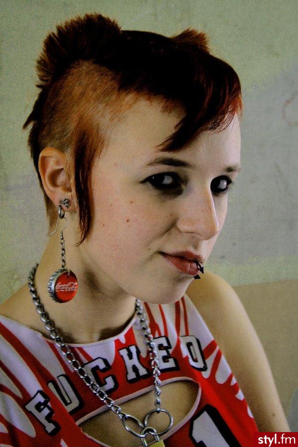 Punk Rock Alternatywne Średnie Fryzury