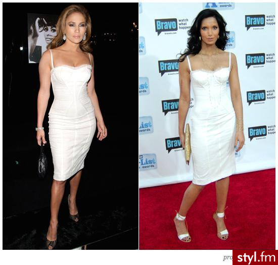 Jennifer Lopez vs. Padma Lakshmi - Pozostałe Ciuchy Moda