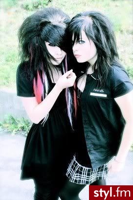 EMO Alternatywne Średnie Fryzury