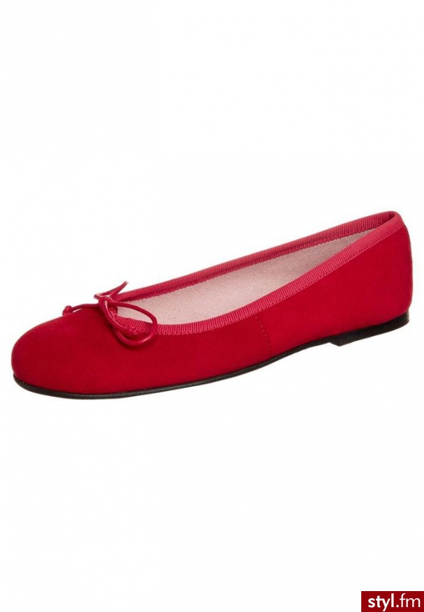 Pretty Ballerinas Baleriny czerwony - Balerinki Buty Moda