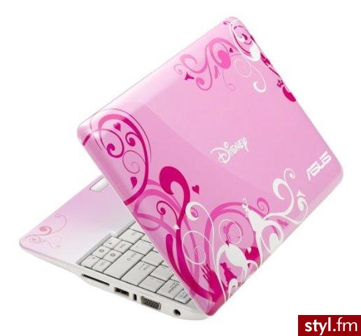 Netbooki Disney Eee PC. Netbooki Disney Eee PC są dostępne w sieci sklepów Vobis.W ofercie znajdą się modele w kolorach Princess Pink i Magic Blue wraz z zewnętrznym napędem optycznym i filmem Disneya w specjalnej cenie 1499zł. - Gadżety Inne Moda