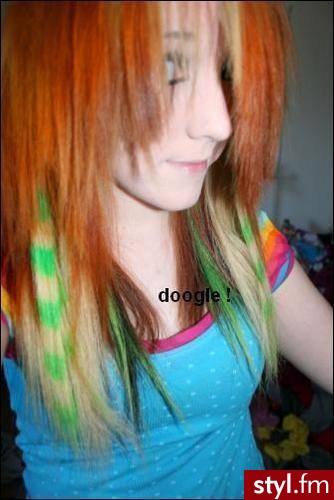 EMO Alternatywne Średnie Fryzury