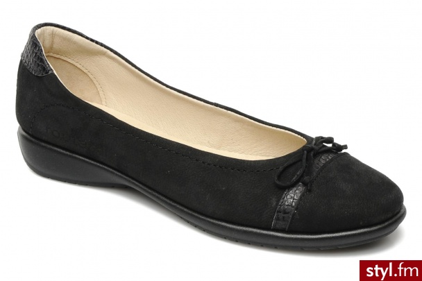 Le Routard Balerinki Mush (Czarny) - Balerinki Buty Moda