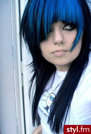 EMO Alternatywne Średnie Fryzury