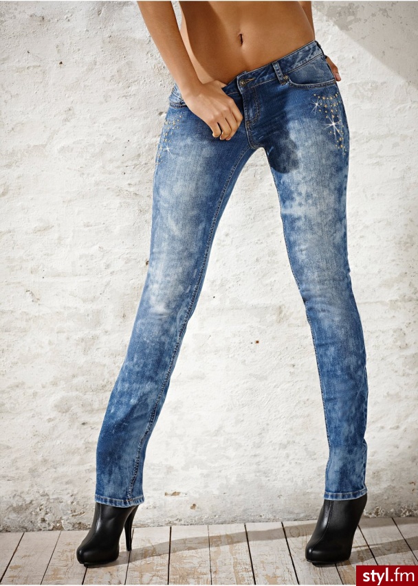 Jeansy Spodnie Moda