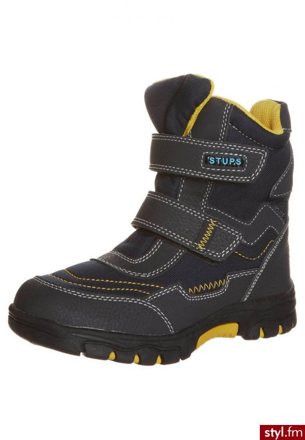 STUPS Śniegowce niebieski (467 153) - Pozostałe Buty Moda