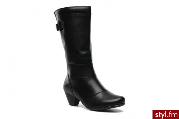 Jana PÓŁBUTY I BOTKI IANUA BY 56014Black - Botki Buty Moda