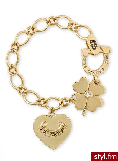 Jedna z najmodniejszych bransoletek w tym sezonie - bransoletka z charmsami. Projekt: Juicy Couture, cena: $68. - Pozostałe Dodatki Moda