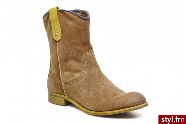 Manas Półbuty i botki Manou by (Brązowy) - Botki Buty Moda