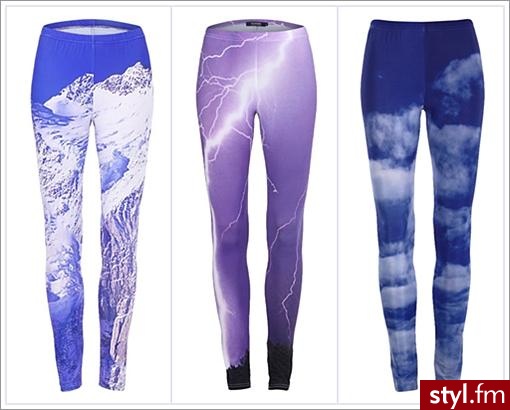 Leginsy Spodnie Moda
