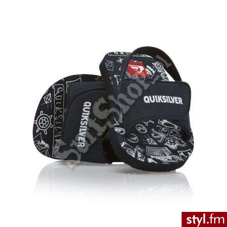 QUIKSILVER KLAPKI INFANT SCREENLINE 2012 NAVY/NAVY/WHITE 21 JUNIORSKIE - Klapki Buty Moda