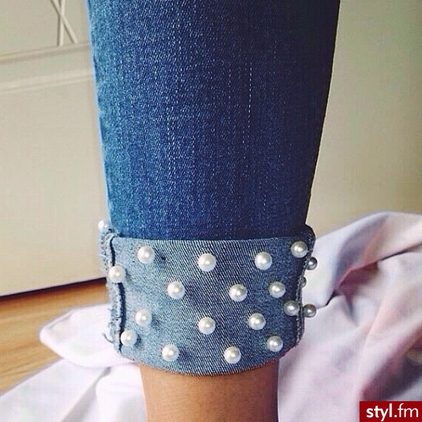 Jeansy Spodnie Moda