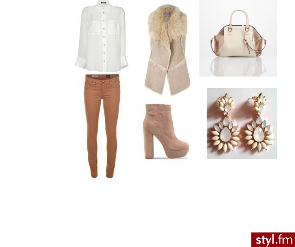 brązy,beże i biel-pastelowe barwy #pastels#beige#bronze - Styler