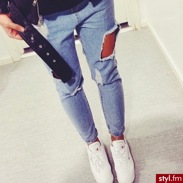 Jeansy Spodnie Moda