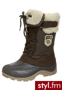 STUPS Śniegowce brązowy (Jane1) - Pozostałe Buty Moda