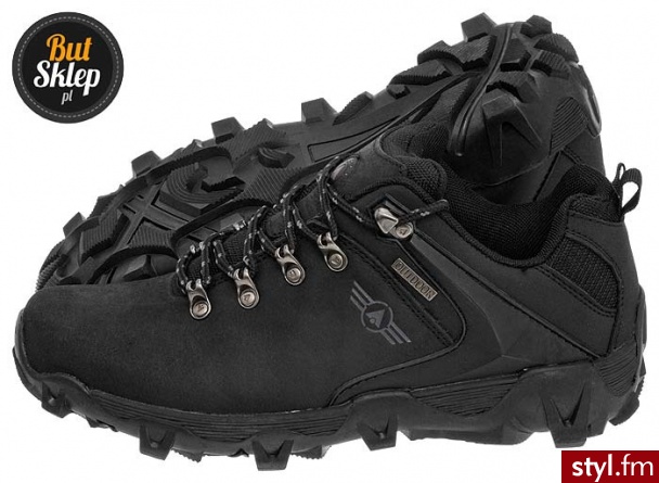 MCARTHUR BUTY MĘSKIE SPORTOWE (S13-M-TL-05-BB) Czarny - Sportowe Buty Moda