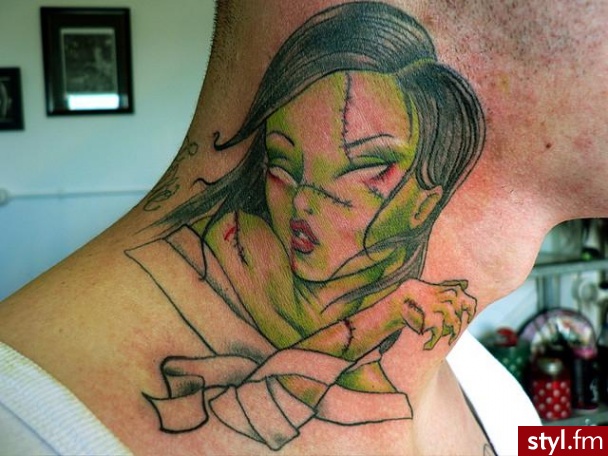 Tattoo Zombie Gril - Tatuaże