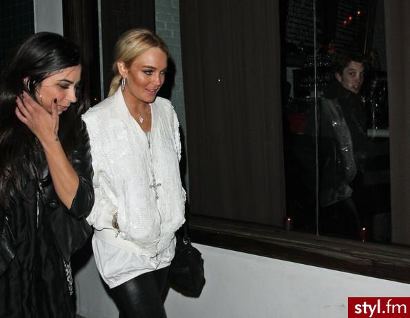 Lindsay Lohan and Courtenay Semel - Moda uliczna Inne Moda