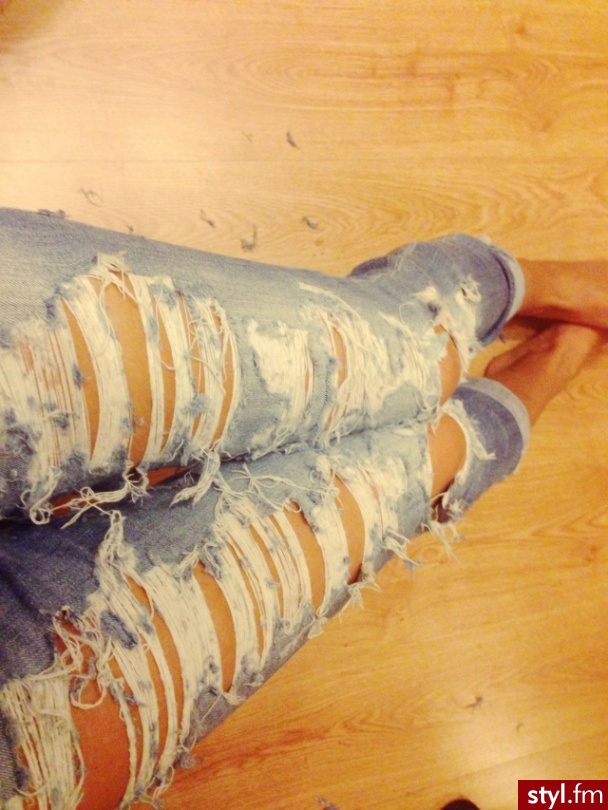 Jeansy Spodnie Moda