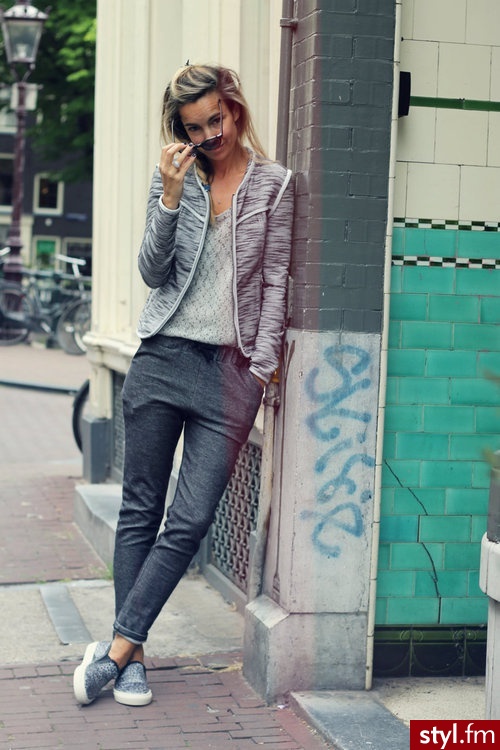 Dresowe Spodnie Moda