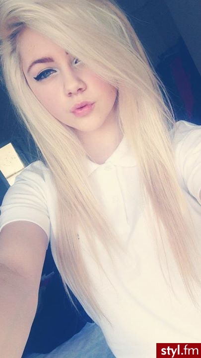 Blond Rozpuszczone Proste Na co dzień Długie Fryzury