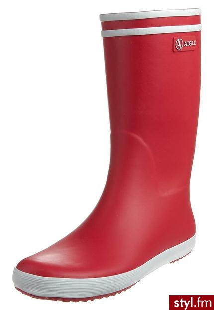 Aigle LOLLY POP Kalosze czerwony - Kalosze Buty Moda