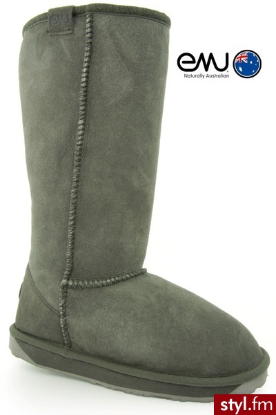 Emu STINGER HI CHARCOAL - Botki Buty Moda
