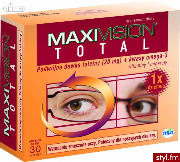 ASA MAXIVISION TOTAL X 30 KAPS - Bransoletki Biżuteria Moda