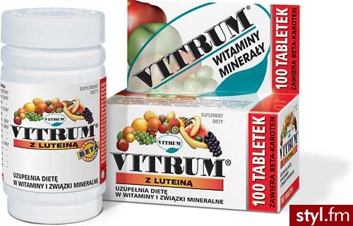 UNIPHARM VITRUM z LUTEINĄ X 100 TABL - Bransoletki Biżuteria Moda