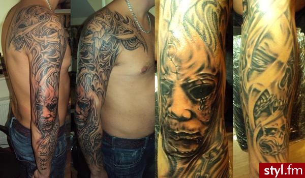 tattoo. Demoniczna ręka - Tatuaże