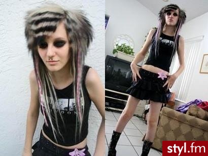 Kiki kannibal - EMO Alternatywne Średnie Fryzury