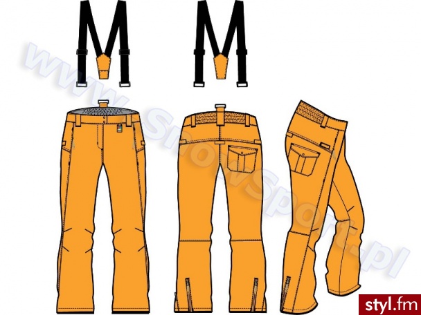 Alpine Spodnie Pro Misawa 223 12/13 - Pozostałe Spodnie Moda