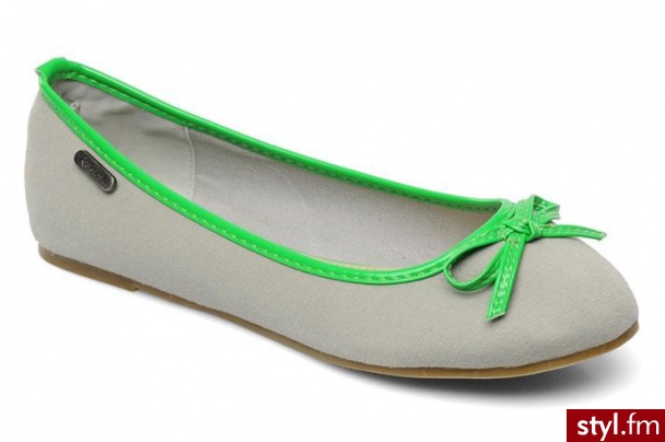 Refresh Balerinki POSSIBLI by (zielony) - Balerinki Buty Moda