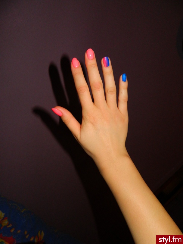 #hybryda #ombre  - Naturalne Paznokcie