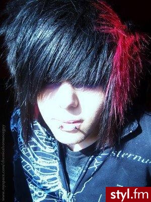 EMO Alternatywne Średnie Fryzury