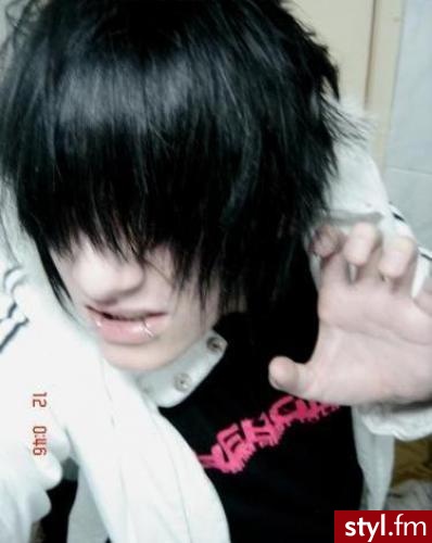 EMO Alternatywne Średnie Fryzury