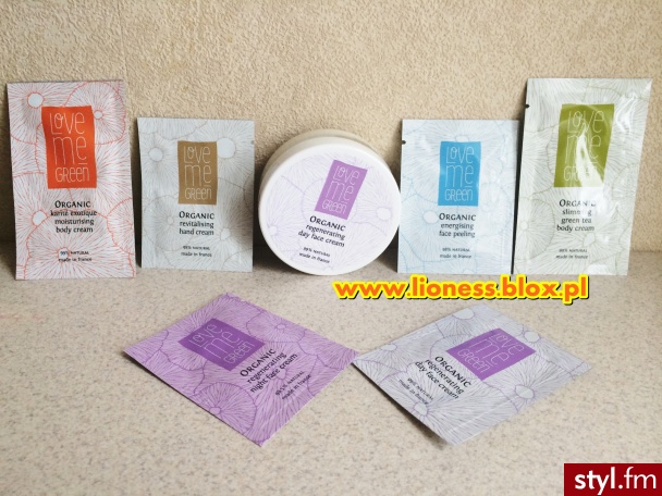 Informacje o tych produktach znajdziecie w FILMIE: https://www.youtube.com/watch?v=O72JFFP0cjg jak i w NOTCE NA BLOGU: http://lioness.blox.pl/2014/03/Love-Me-Green-Krem-do-twarzy-Probki.html - Kosmetyki