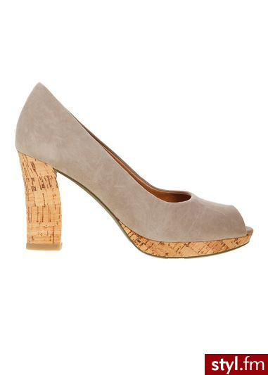 CLARKS Szpilki adina kendra zamszowe szary - Szpilki Buty Moda