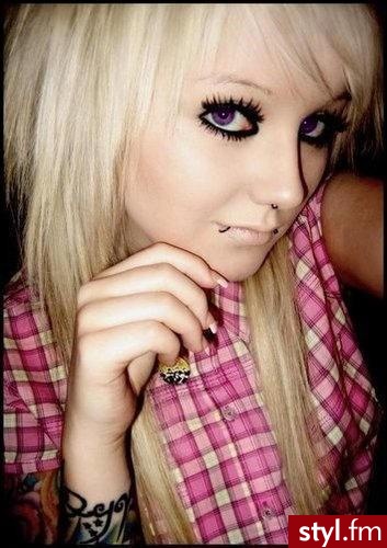 EMO Alternatywne Średnie Fryzury
