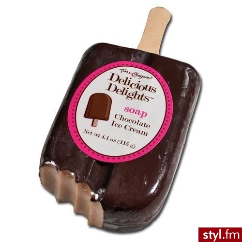 Czekoladowy lód? Niestety, to tylko mydło! :) Cena:  $6.30 - Misz-masz