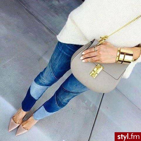 Jeansy Spodnie Moda