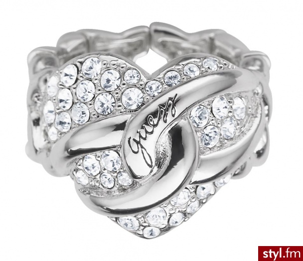 PIERŚCIONEK GUESS UBR71209-S - Pierścionki Biżuteria Moda