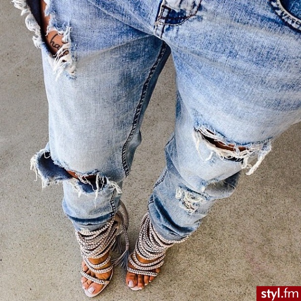 Jeansy Spodnie Moda