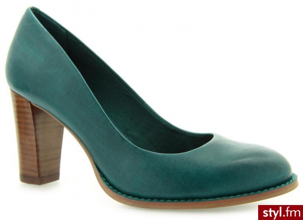Clarks CzÓŁENKA Alfresco Dine Teal Leather - Czółenka Buty Moda