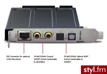 E-MU 1010 PCIe - karta - Emu Buty Moda